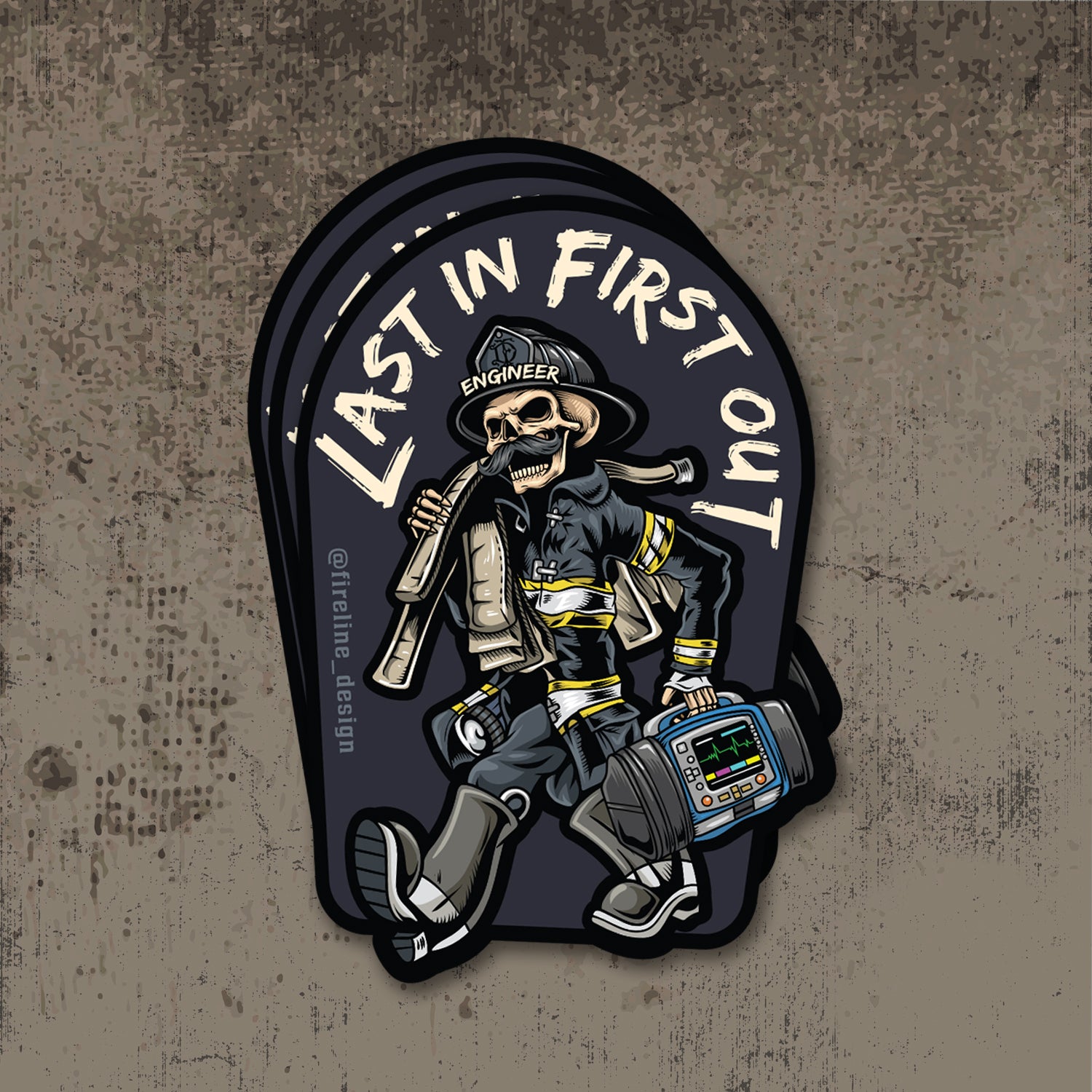 ENGINEER - Last In First Out Sticker - 3-PACK